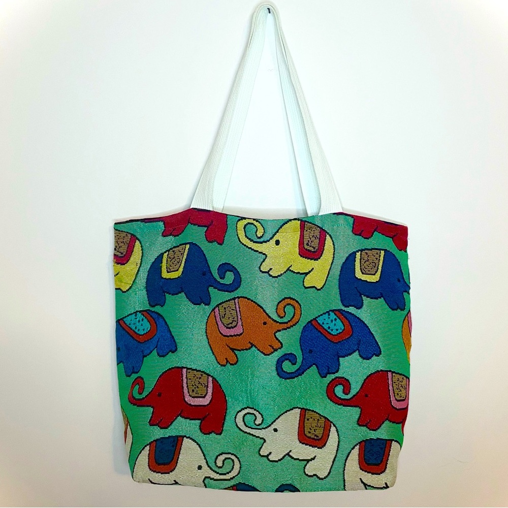 Handmade Authentic Thai Elephant Tote